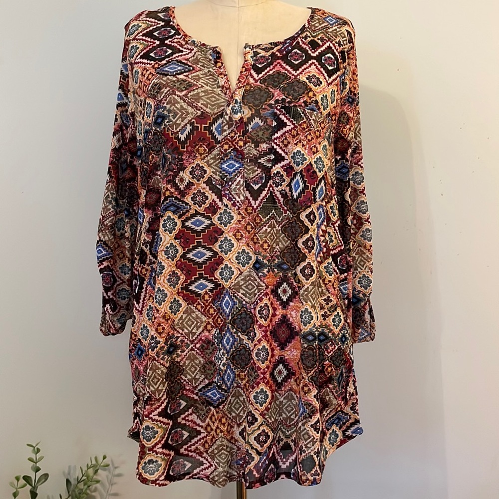 Womens Eden & Olivia tunic blouse - Large